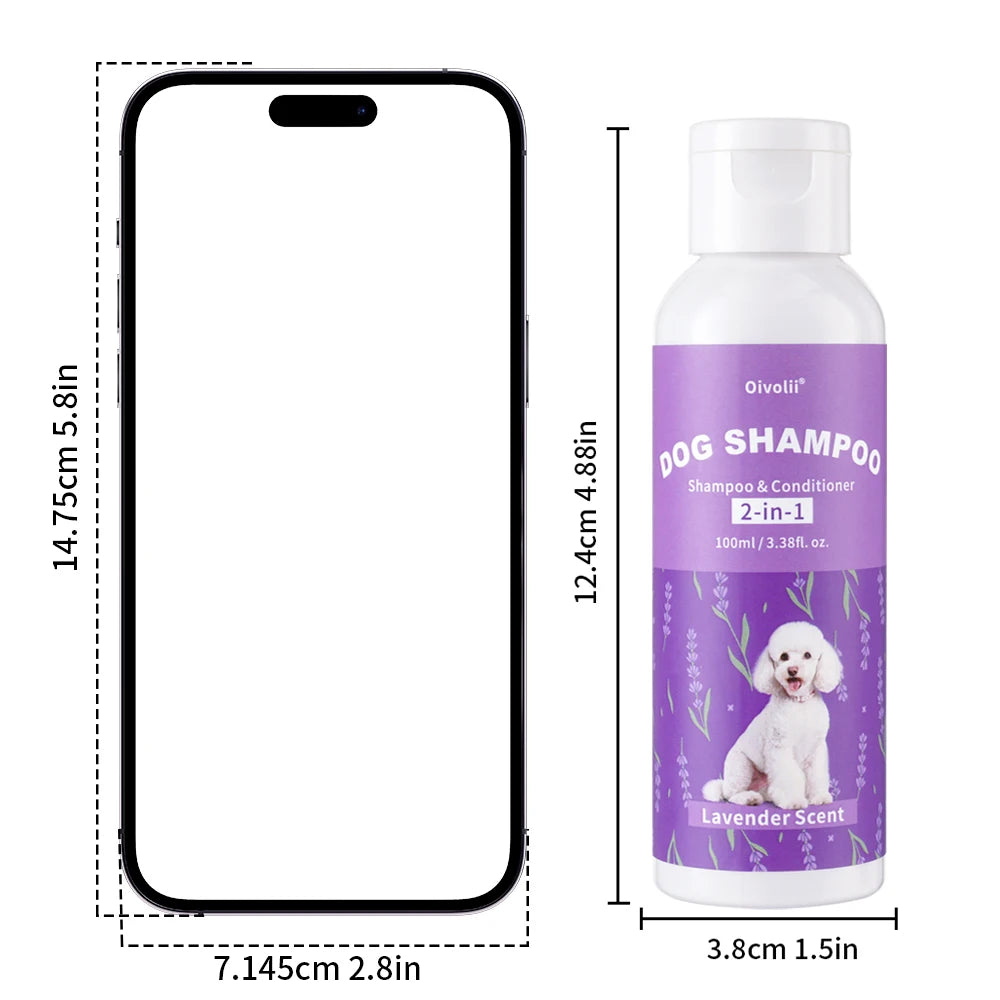 2-in-1 Dog Shampoo & Conditioner – Lavender Fresh