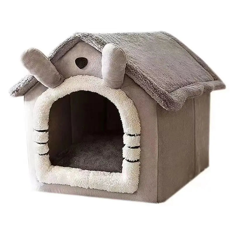 Warm Pet Tent Bed – Dog & Cat Kennel