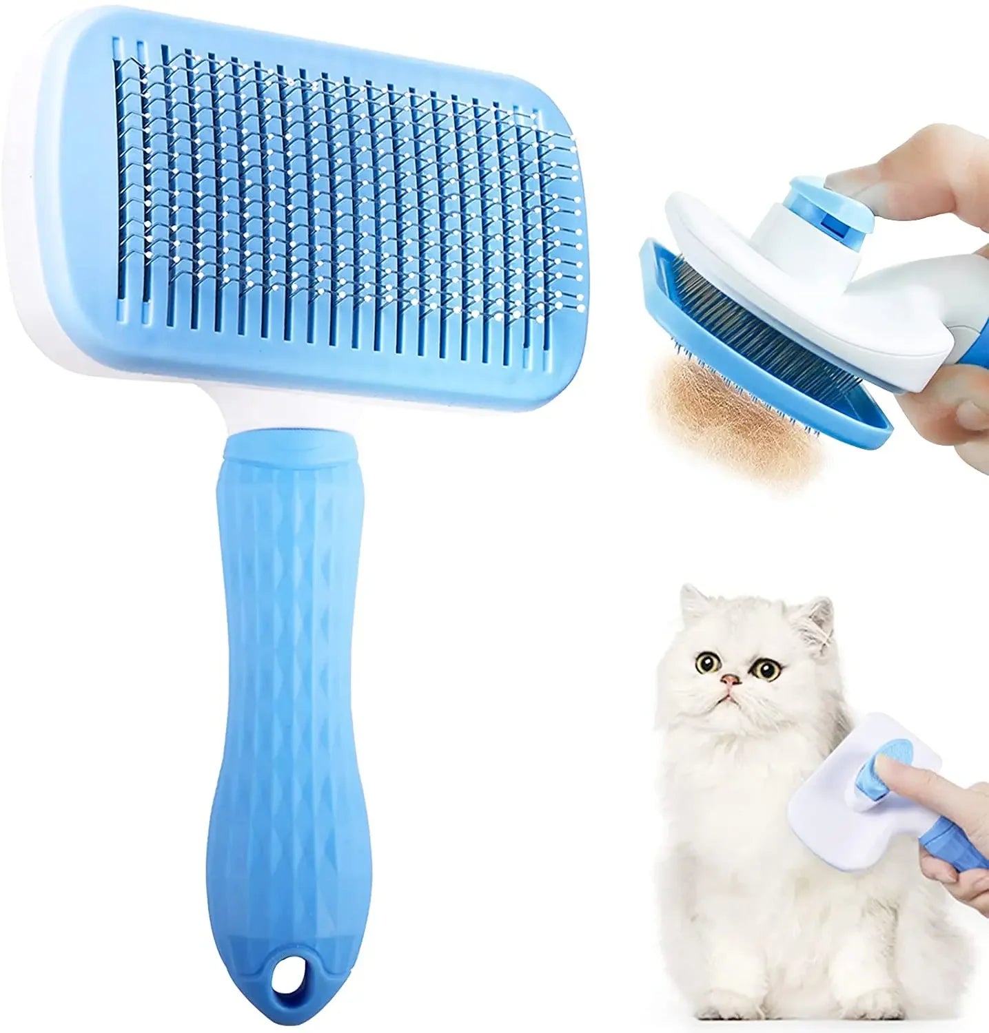 Dog & Cat Hair Remover Brush – Grooming Tool