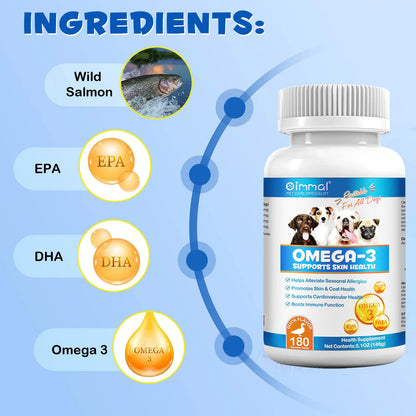 Omega-3 Pet Supplement – Skin, Coat & Immune Support