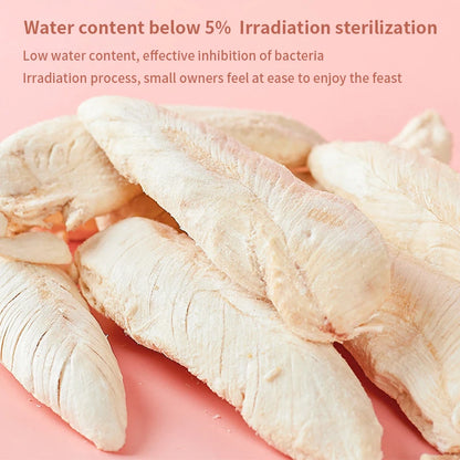 Natural Freeze-Dried Chicken Cat Treats Bucket
