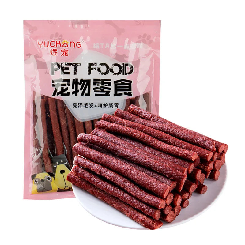 Dog Beef Strip Snacks 500g – Healthy Chew Treat