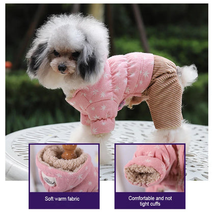 Warm Winter Dog Coat for Small Dogs