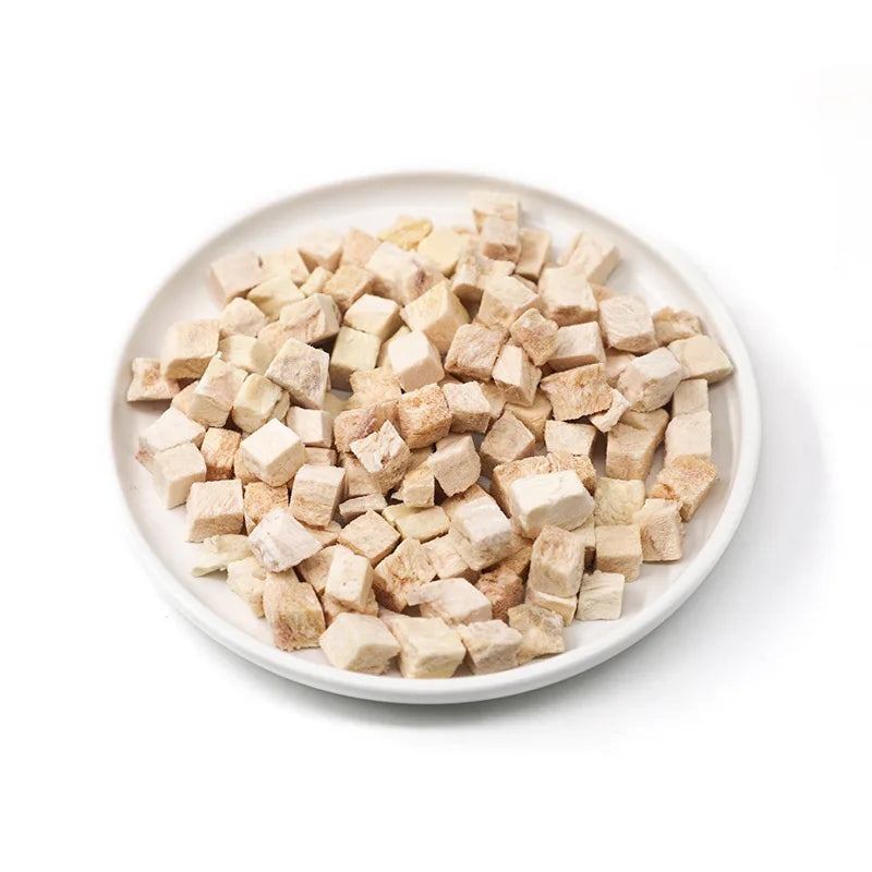 Pet freeze-dried wholesale chicken breast duck quail egg yellow 500g dog snacks cat freeze-dried