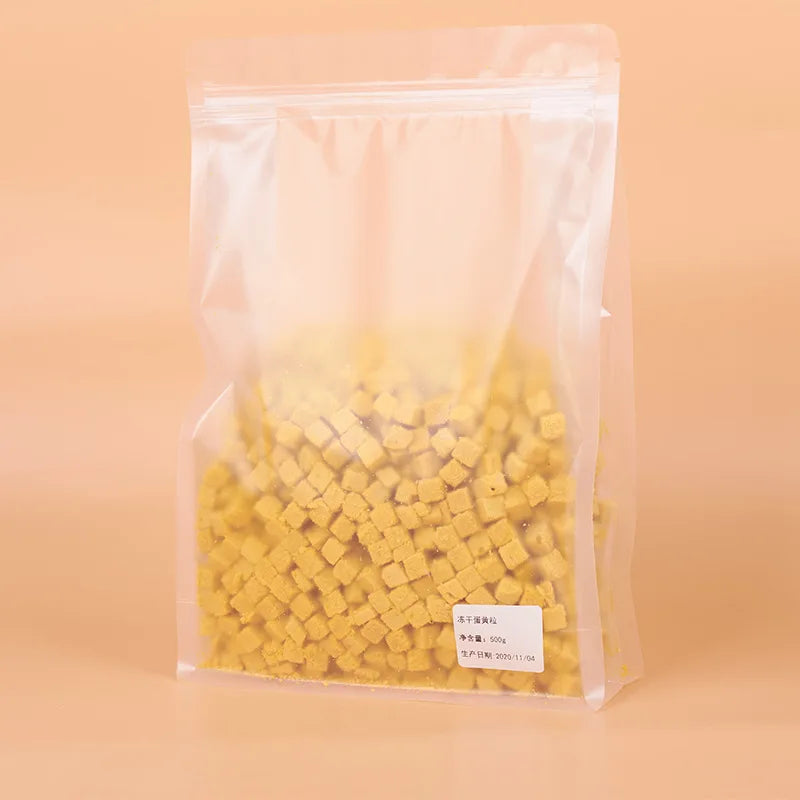 Pet freeze-dried wholesale chicken breast duck quail egg yellow 500g dog snacks cat freeze-dried