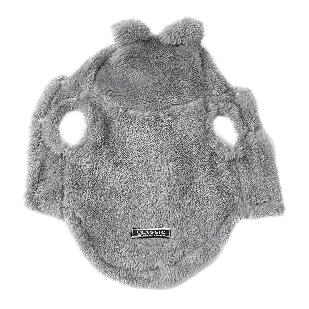 Cute Fleece Dog Hoodie for Dogs & Cats