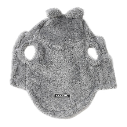 Cute Fleece Dog Hoodie for Dogs & Cats