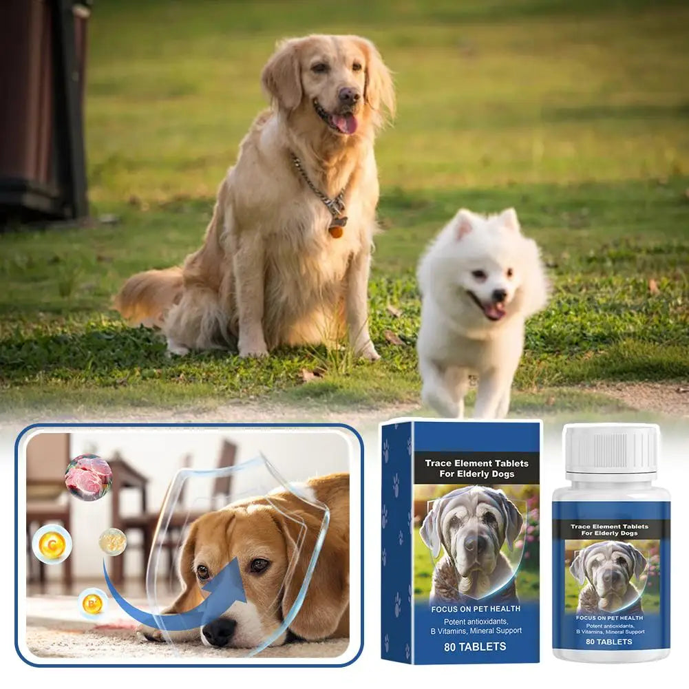 Senior Dog Calcium Supplement – Bone & Nerve Support