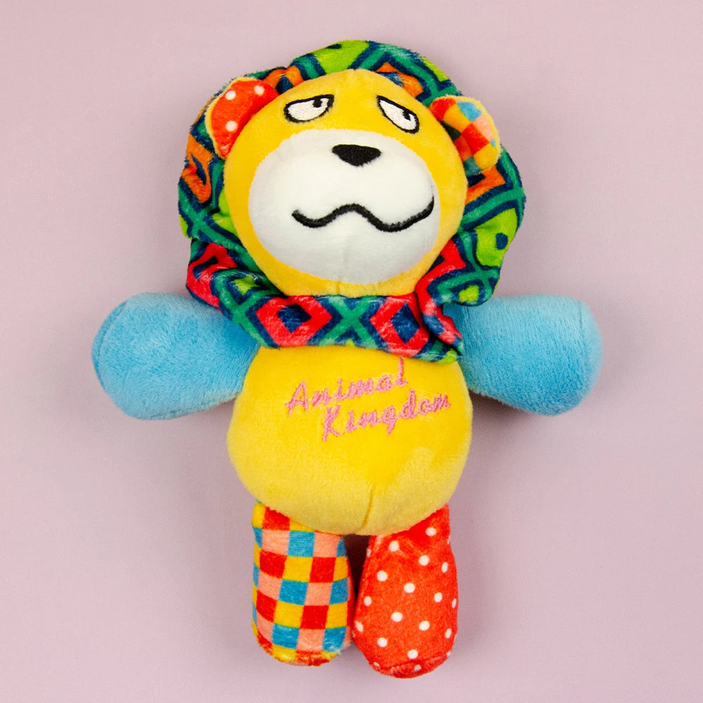 Plush Squeaky Dog Toy with Crinkle Paper