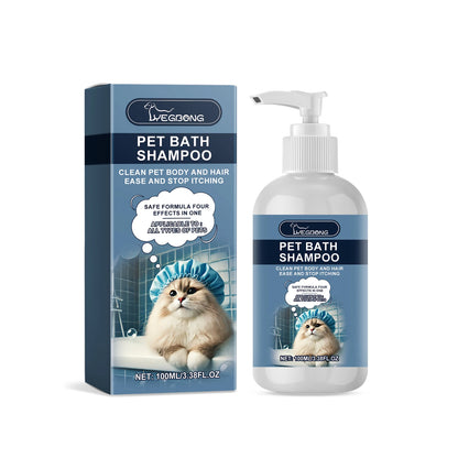 100ml Pet Shampoo – Gentle Moisturizing for Dogs & Cats