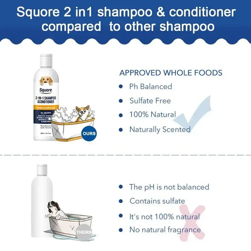 2-in-1 Puppy Shampoo & Conditioner – pH Balanced