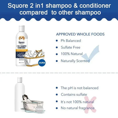 2-in-1 Puppy Shampoo & Conditioner – pH Balanced