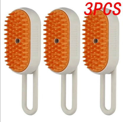 3-in-1 Electric Pet Grooming Brush – Hair Removal