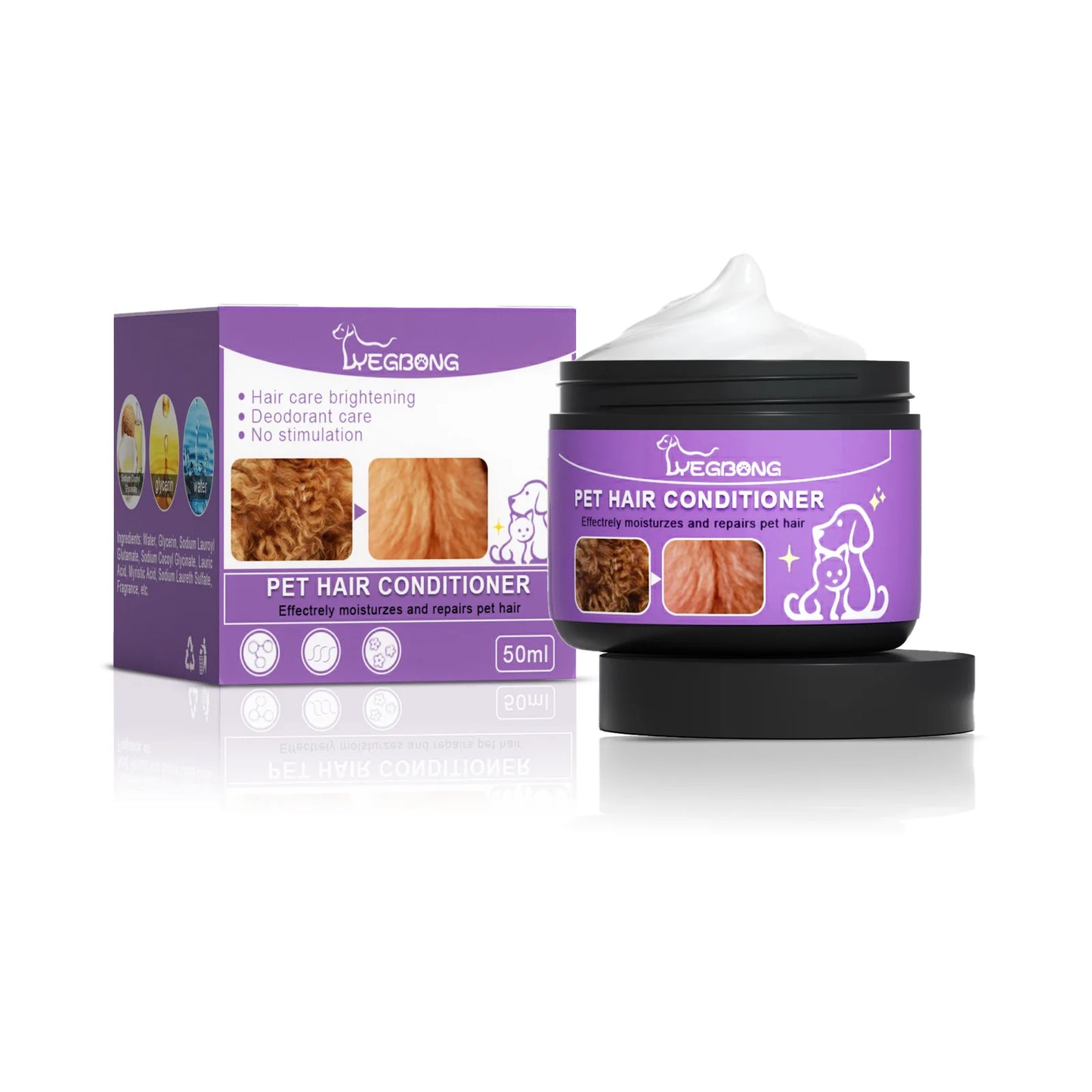 Pet Hair Conditioner – Detangle & Odor Control