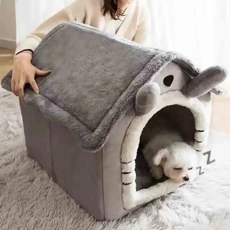 Warm Pet Tent Bed – Dog & Cat Kennel