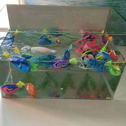 LED Inductive Swimming Robot Fish Cat Toy