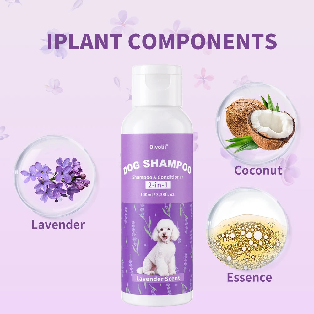 2-in-1 Dog Shampoo & Conditioner – Lavender Fresh