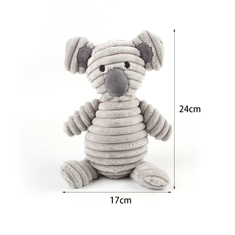 Plush Squeaky Dog Toy for Puppies