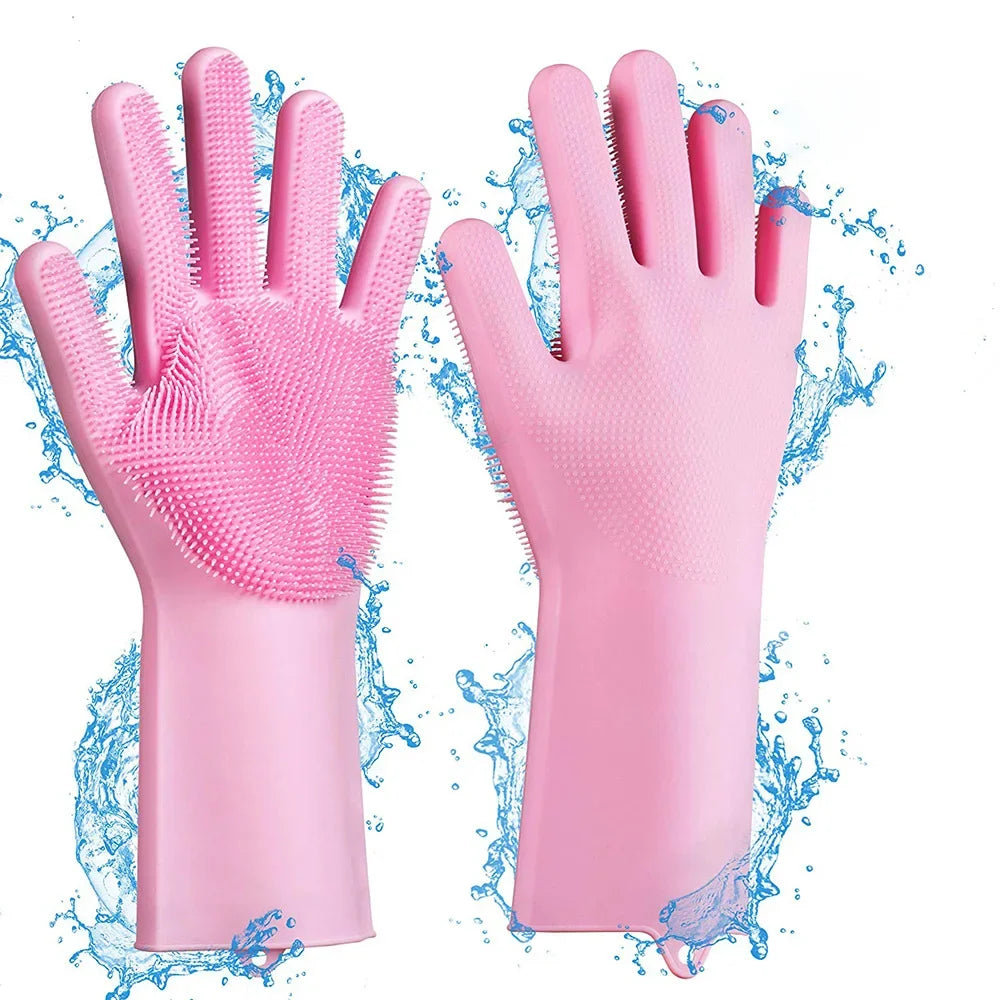 Dog & Cat Bathing Glove – Silicone Scrubber