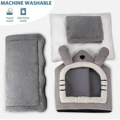 Warm Pet Tent Bed – Dog & Cat Kennel