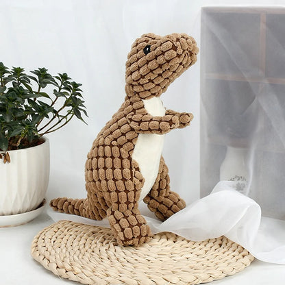 Stuffed Dinosaur Dog & Cat Toy