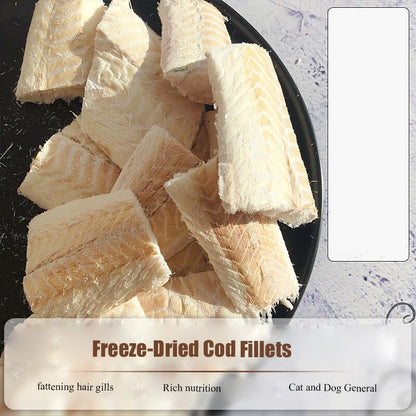 Freeze-Dried Cod Pieces Cat & Dog Treats