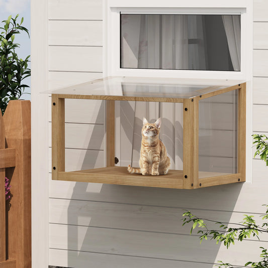 Waterproof Window Cat Perch – Indoor Catio