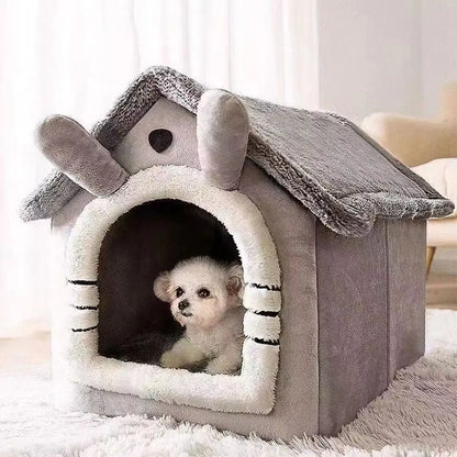 Warm Pet Tent Bed – Dog & Cat Kennel
