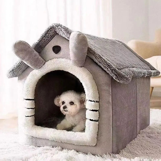 Warm Pet Tent Bed – Dog & Cat Kennel