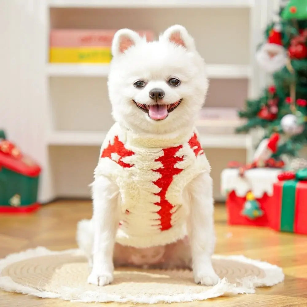 Windproof Christmas Pet Sweatshirt