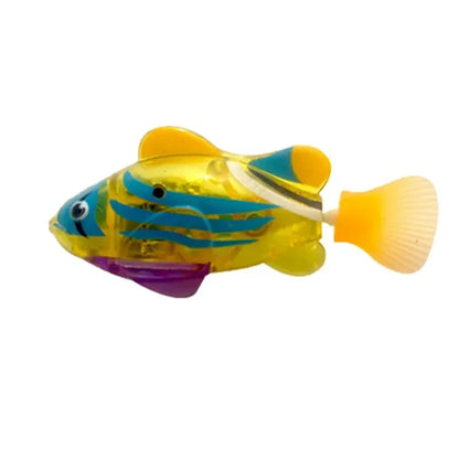 LED Inductive Swimming Robot Fish Cat Toy