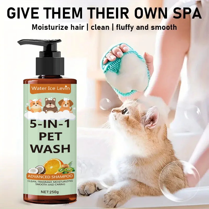 Coconut Pet Shampoo 5-in-1 – Dog & Cat Care