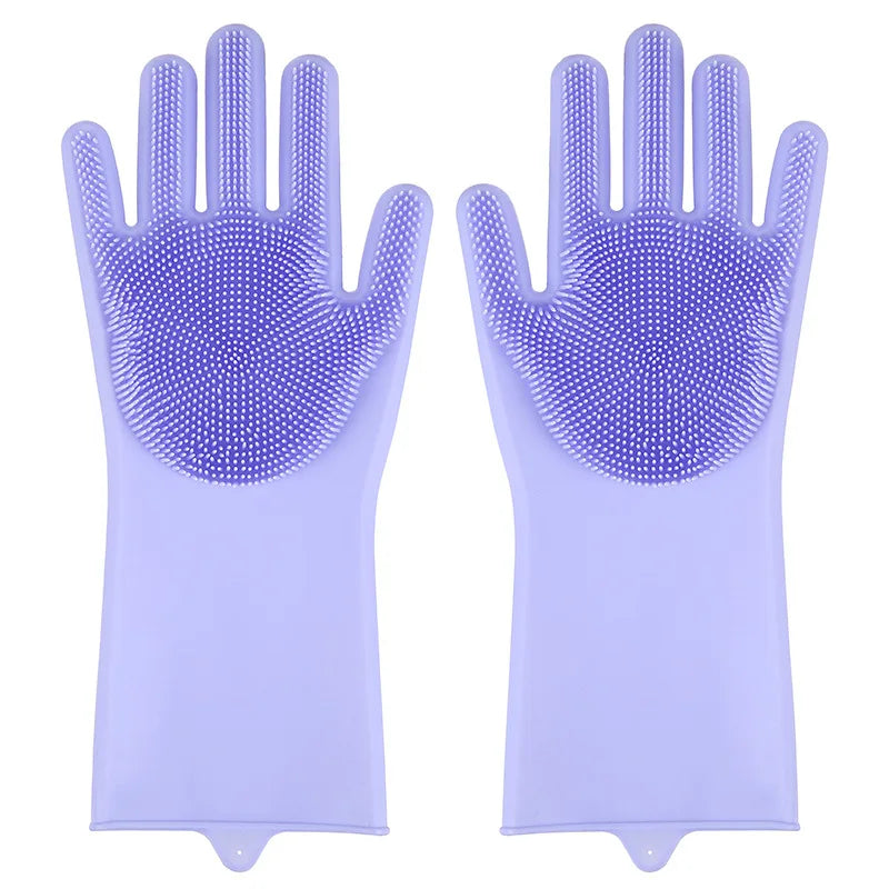 Dog & Cat Bathing Glove – Silicone Scrubber