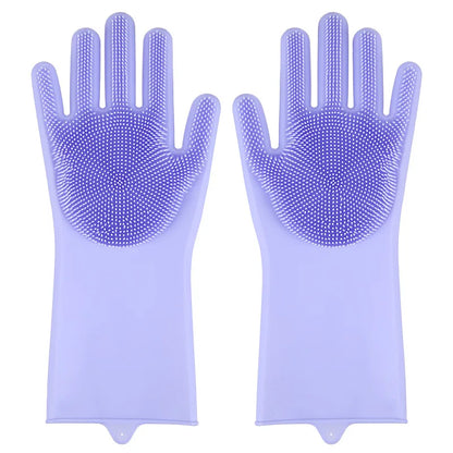 Dog & Cat Bathing Glove – Silicone Scrubber