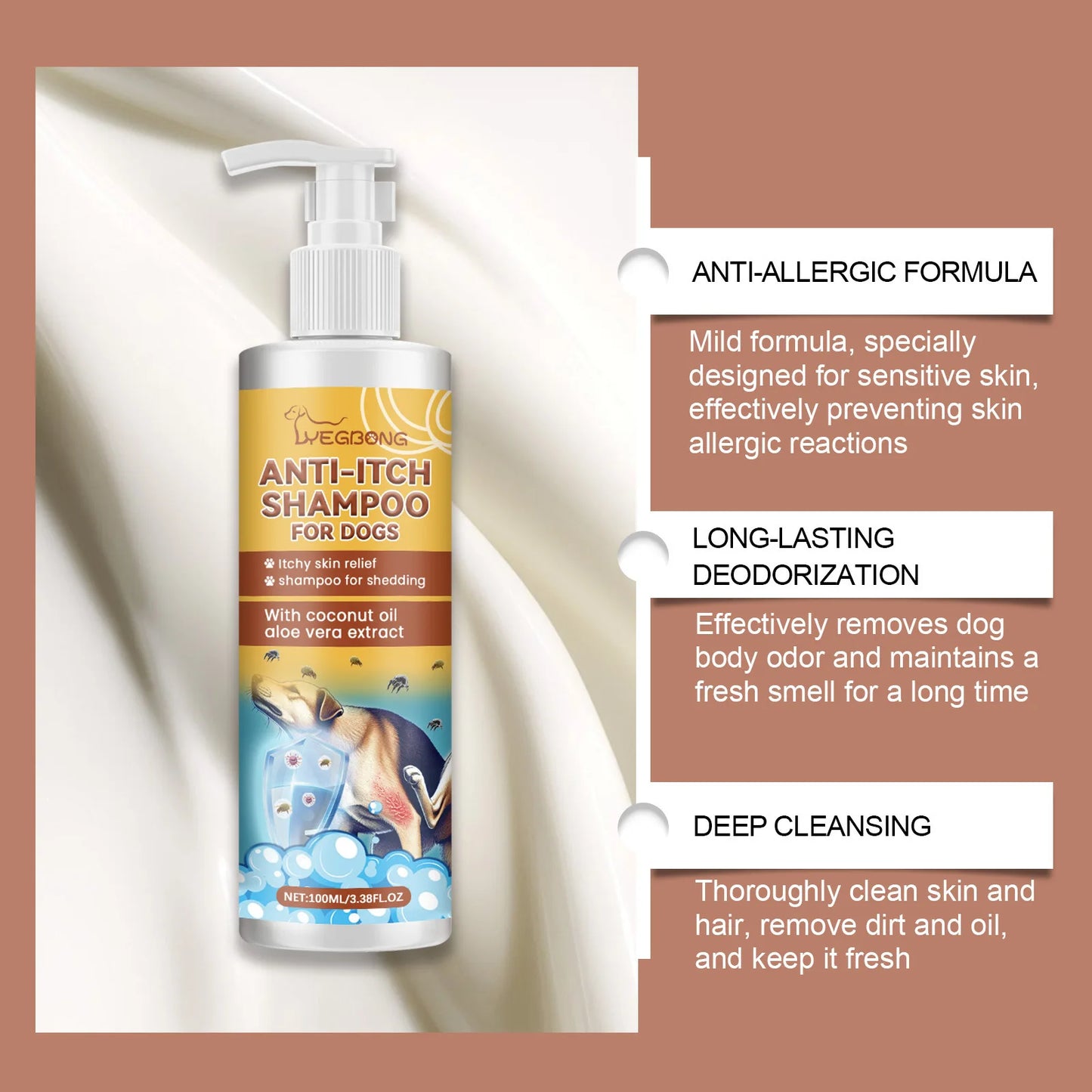 Dog Shampoo & Conditioner – Anti-Itch Sensitive Care