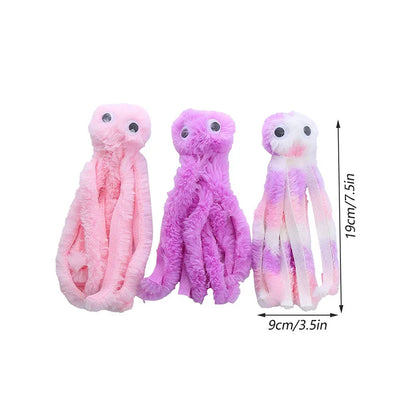 Plush Octopus Cat Toy for Kittens