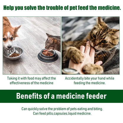 Pet Pill Dispenser – Easy Medication Feeder for Dogs & Cats