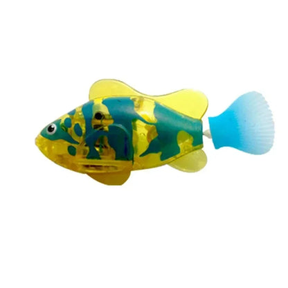 LED Inductive Swimming Robot Fish Cat Toy