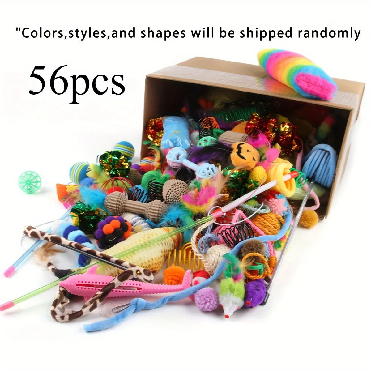 Mixed Pack Cat Toys (56/28/14 pcs)