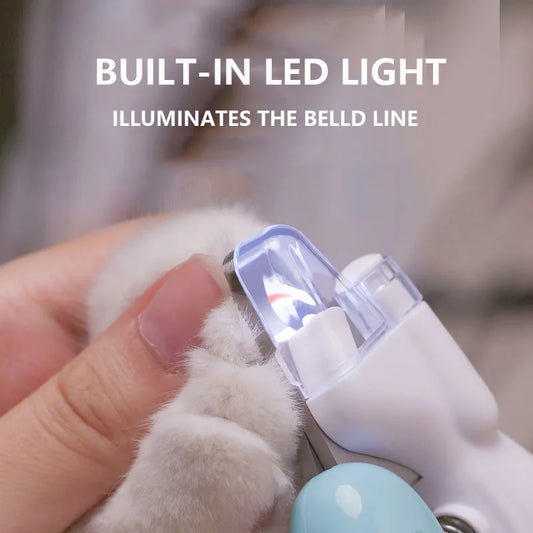 Professional LED Pet Nail Clippers – Dog & Cat Trimmer