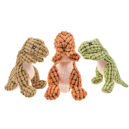 Stuffed Dinosaur Dog & Cat Toy