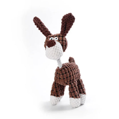 Animal-Shaped Plush Squeaky Dog Toy