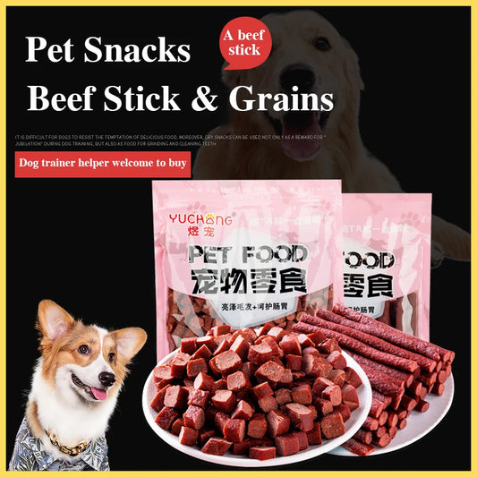 Dog Beef Strip Snacks 500g – Healthy Chew Treat