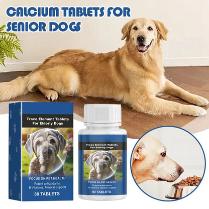Senior Dog Calcium Supplement – Bone & Nerve Support