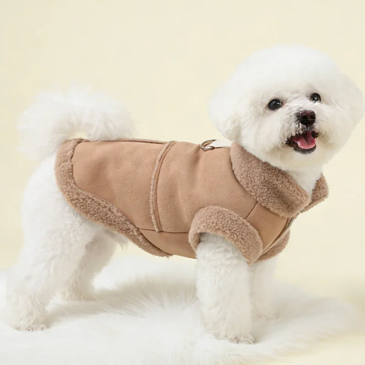 Plush Winter Vest for Small Dogs & Cats