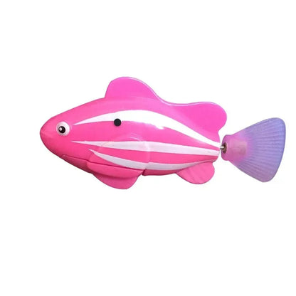 LED Inductive Swimming Robot Fish Cat Toy