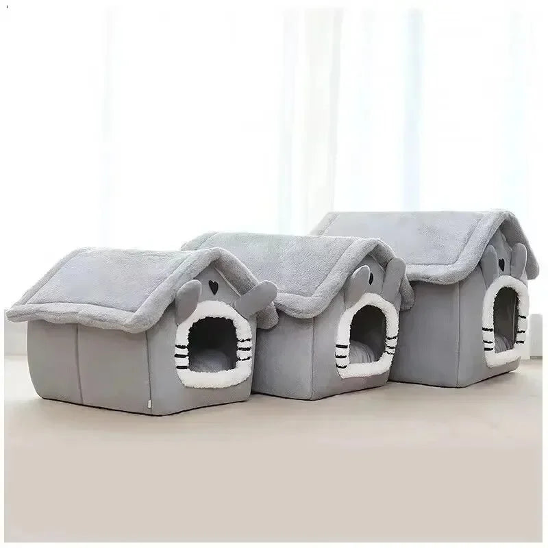 Warm Pet Tent Bed – Dog & Cat Kennel