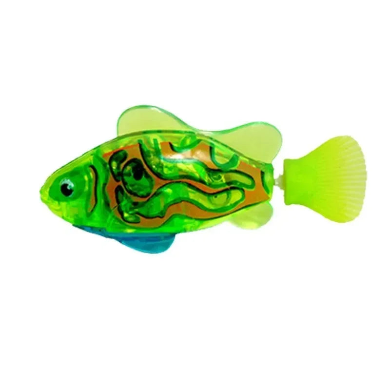 LED Inductive Swimming Robot Fish Cat Toy