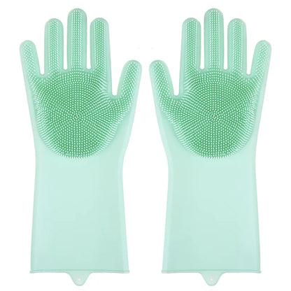 Dog & Cat Bathing Glove – Silicone Scrubber