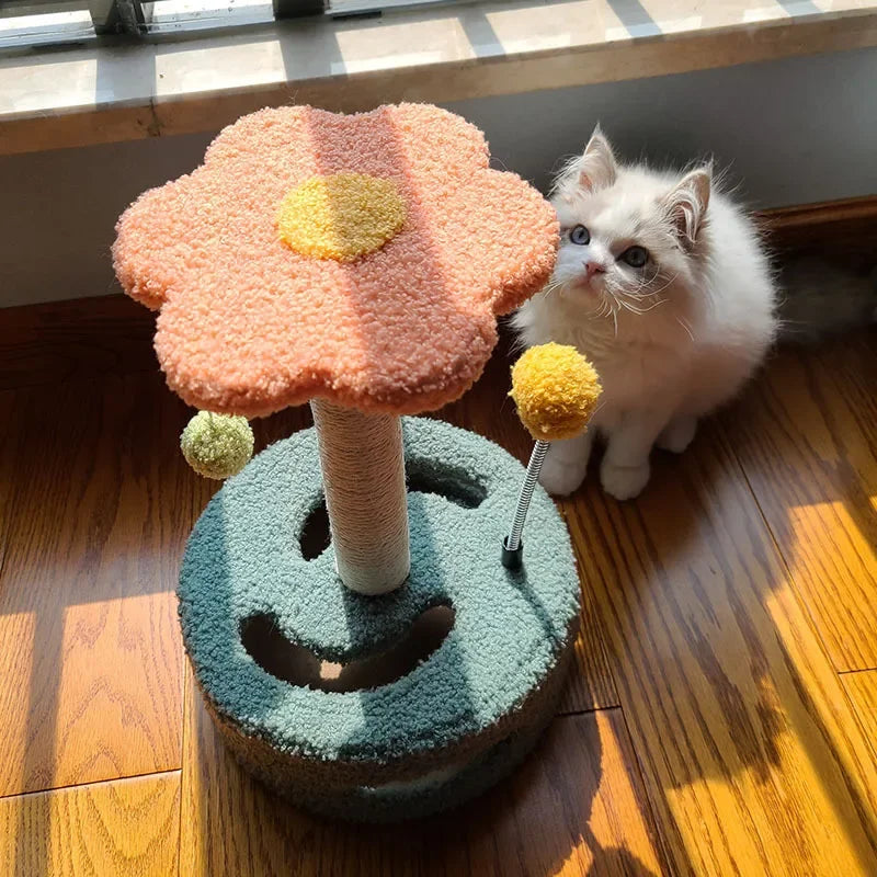 Turntable Sisal Cat Scratcher Toy